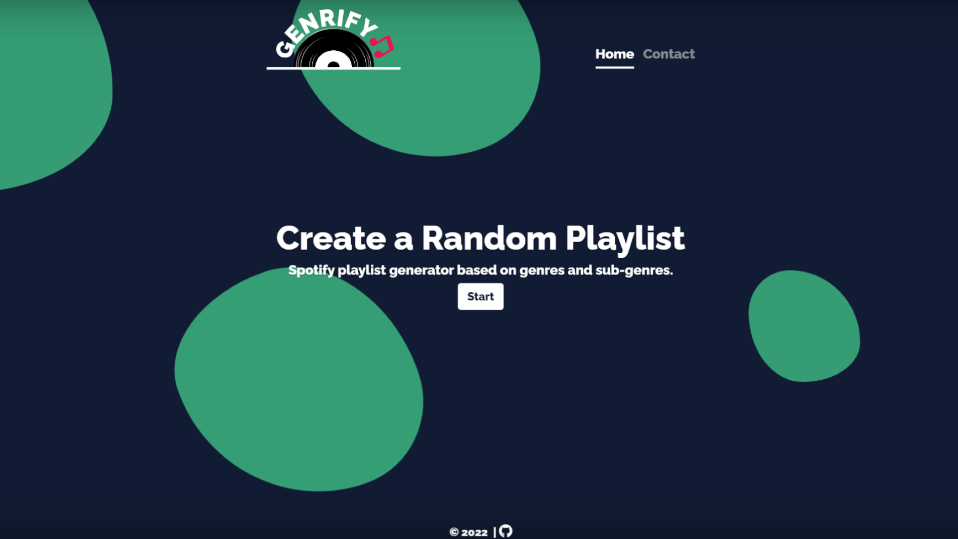 Genrify - Spotify Playlist Generator