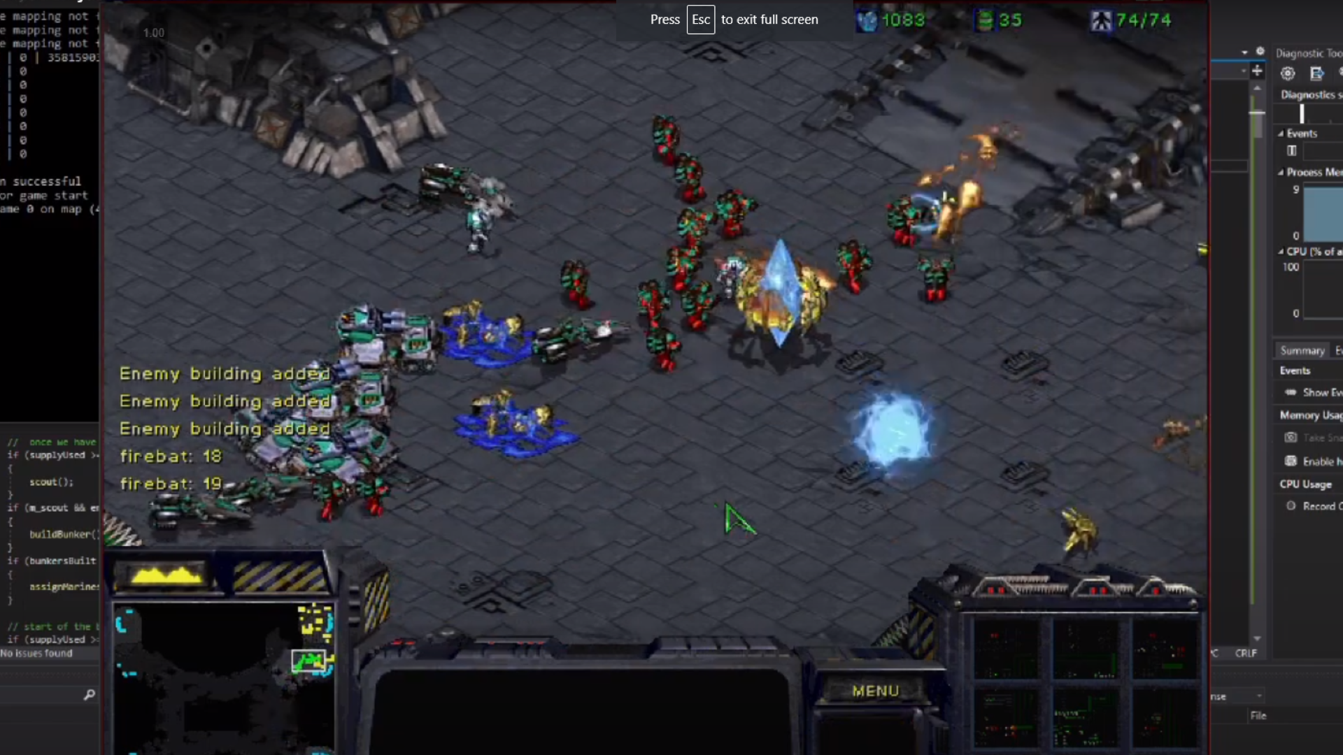 Starcraft AI Bot